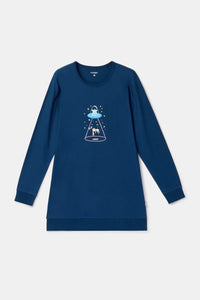 Woody Pyjama - Donkerblauw/konijn