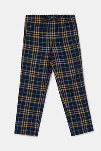 Woody Pyjama - Donkerblauw/ruit