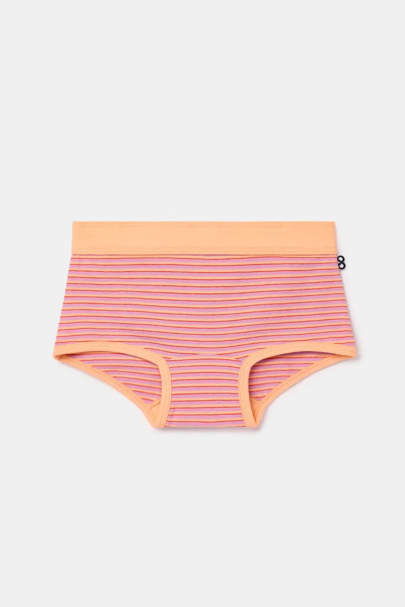 Woody Shortjes - Oranje/stripes