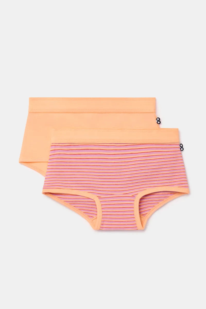 Woody Shortjes - Oranje/stripes