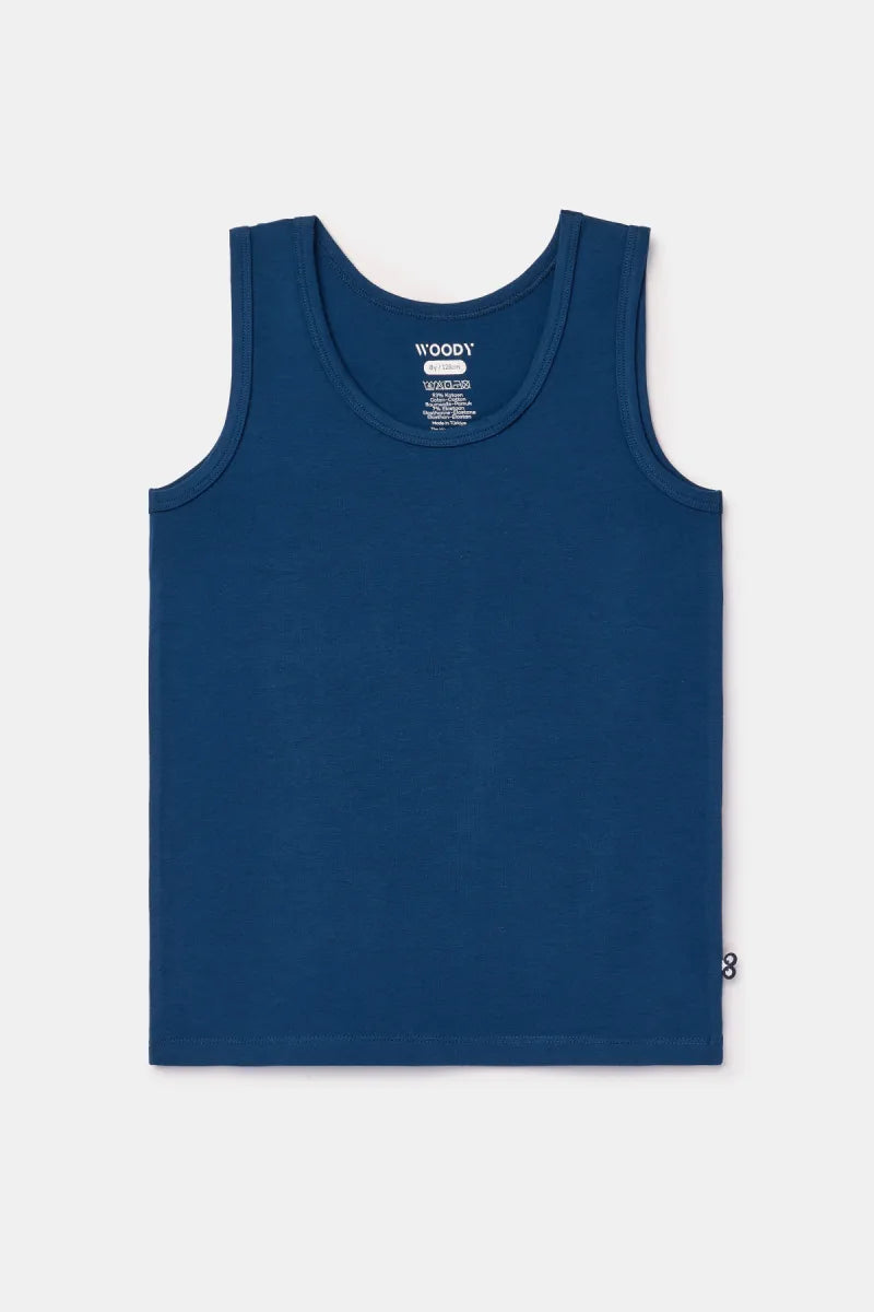 Woody Singlet - Donkerblauw