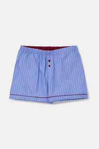 Woody Pyjama - Blauw/streep