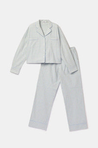 Woody Pyjama - Lichtblauwe ruit