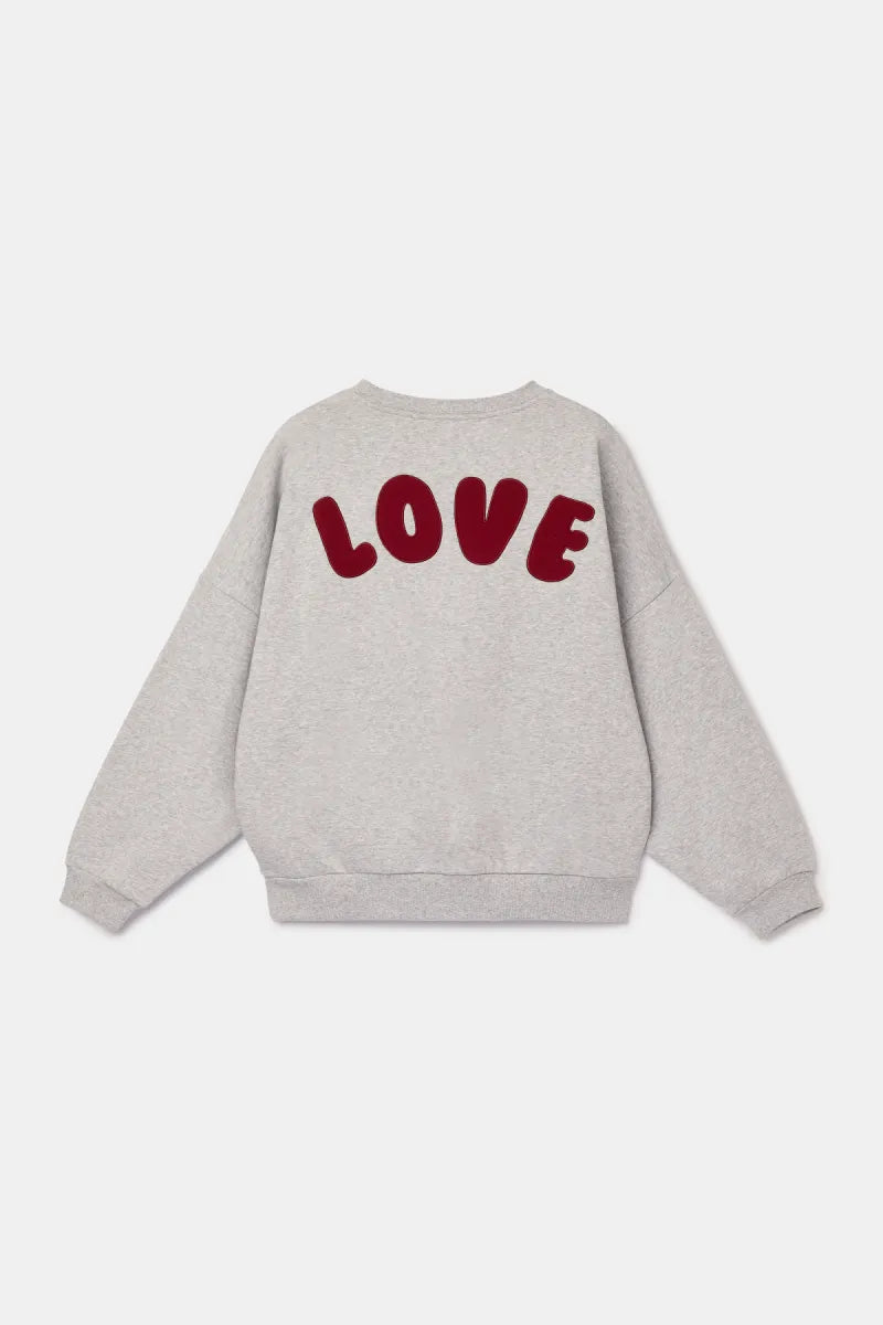 Woody Sweater - Grijs/Love