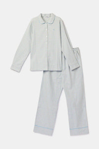 Woody Pyjama - Lichtblauwe ruit