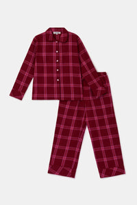Woody Pyjama - Bordeaux ruit