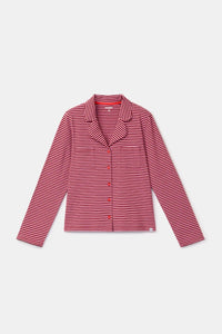 Woody Pyjama - Doorknoop/Roze streep