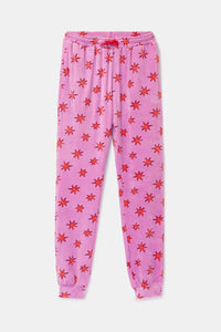 Woody Pyjama fluweel - Pink/stars