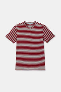 Woody Pyjama - Bordeaux streep