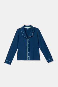 Woody Pyjama - Doorknoop/donkerblauw