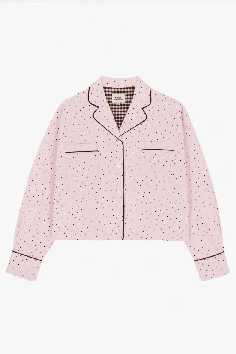 Woody Kirilove - Roze pyjama van katoen