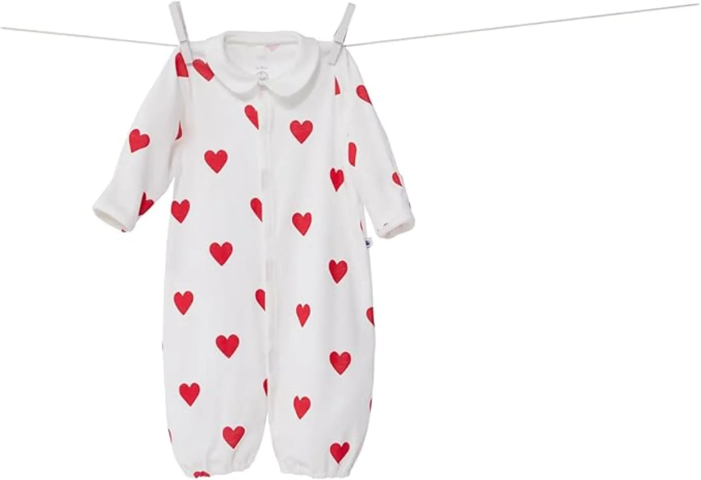 Petit Bateau Pyjama zonder voetjes - Hearts