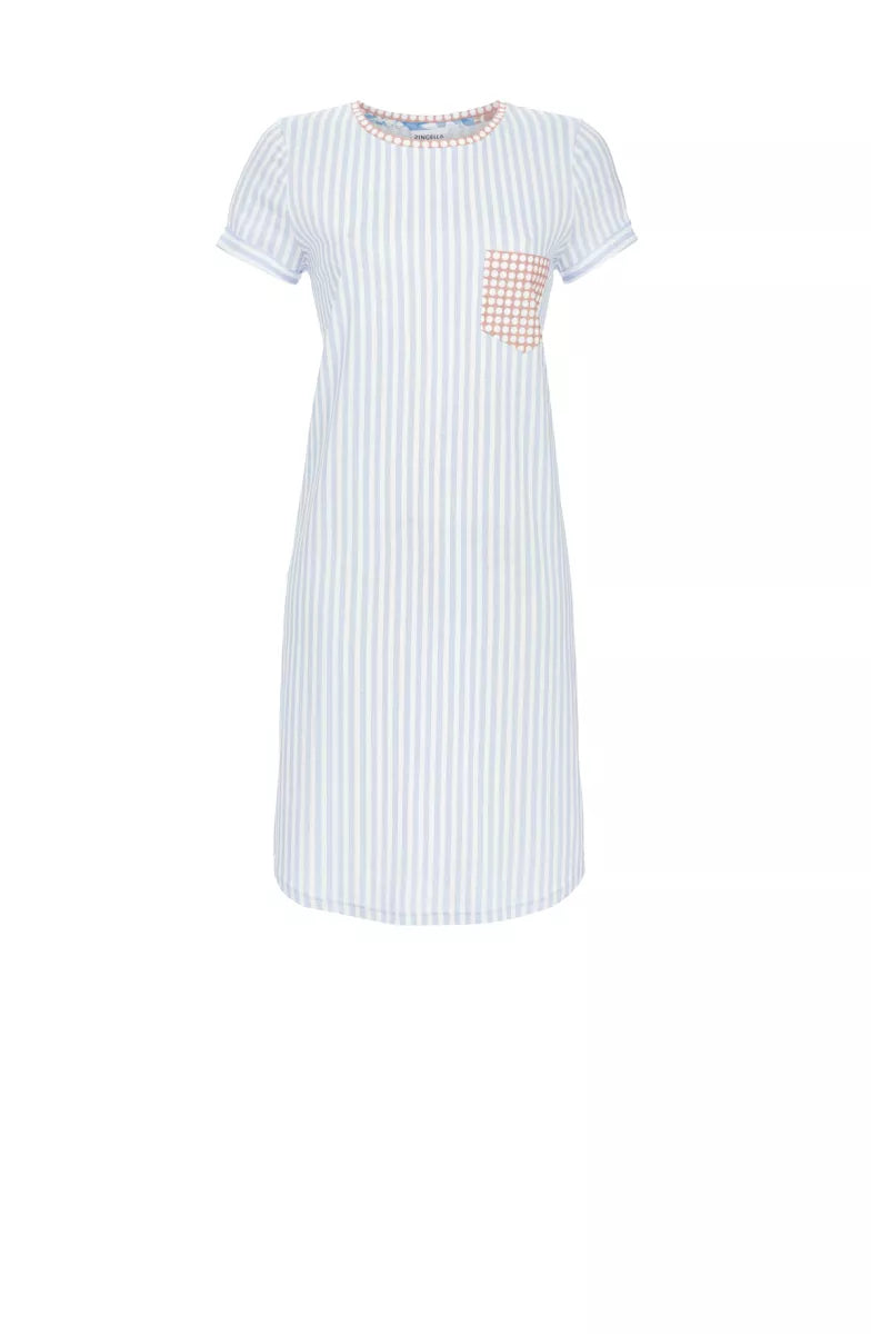 Ringella Nachtkleedje - Blauwe streep