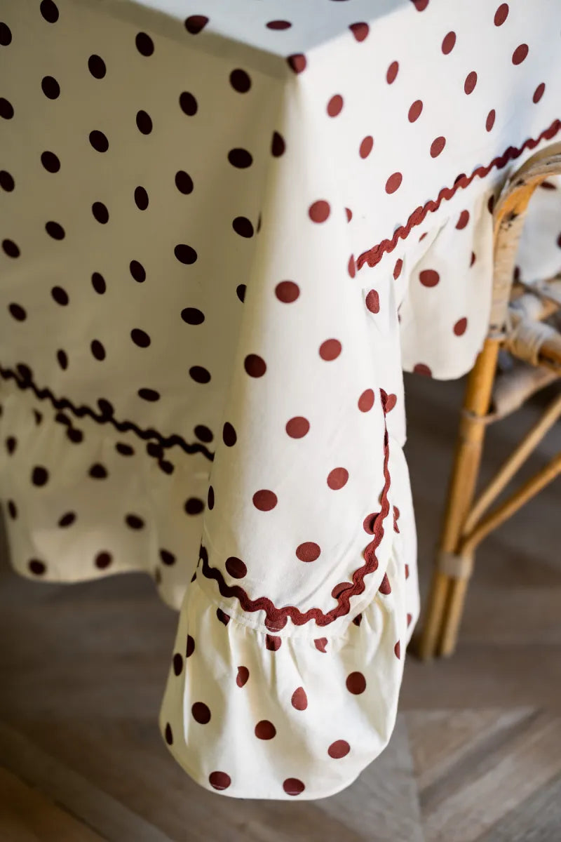 Maison Dinette Tafellaken - Bruine bolletjes