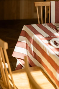Maison Dinette Tafellaken - Stripes/Rust