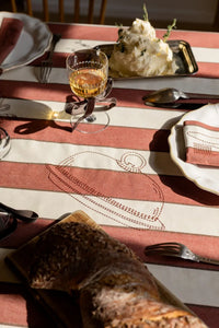 Maison Dinette Tafellaken - Stripes/Rust