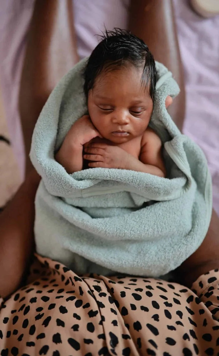 Mushie Kaphanddoek - Sea Mist