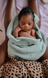 Mushie Kaphanddoek - Sea Mist