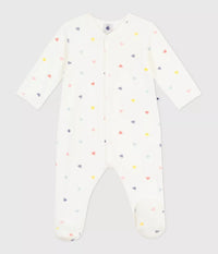 Petit Bateau Pyjama - Wit Hartjes