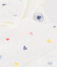 Petit Bateau Pyjama - Wit Hartjes