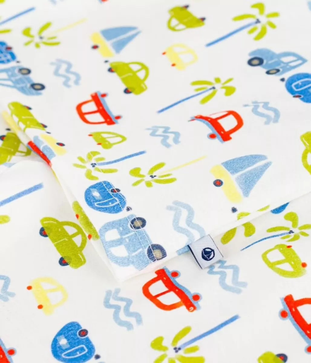 Petit Bateau Pyjama - Wit/Blauw