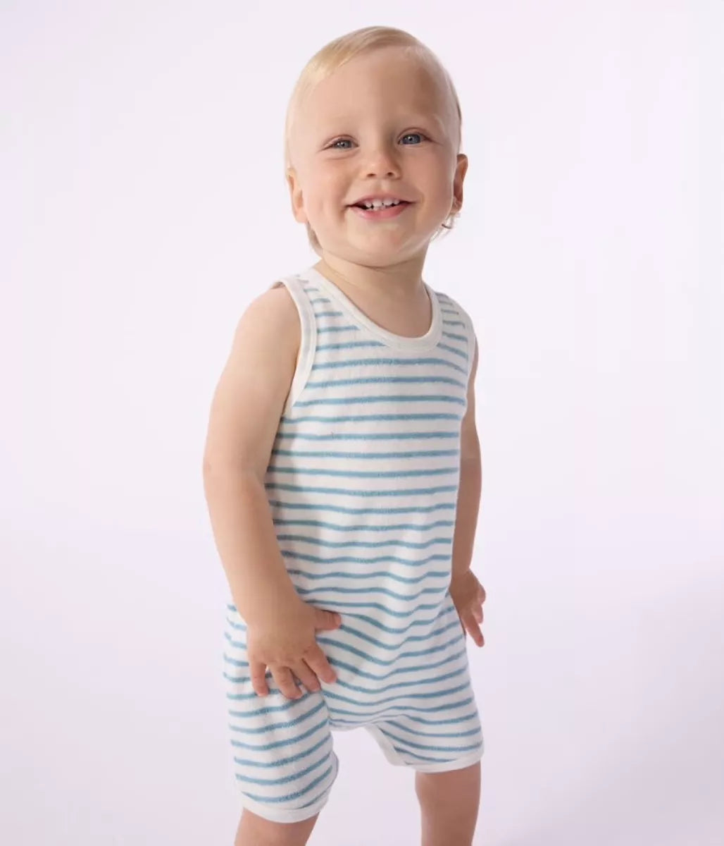 Petit Bateau Pyjama - Blauw Streepje