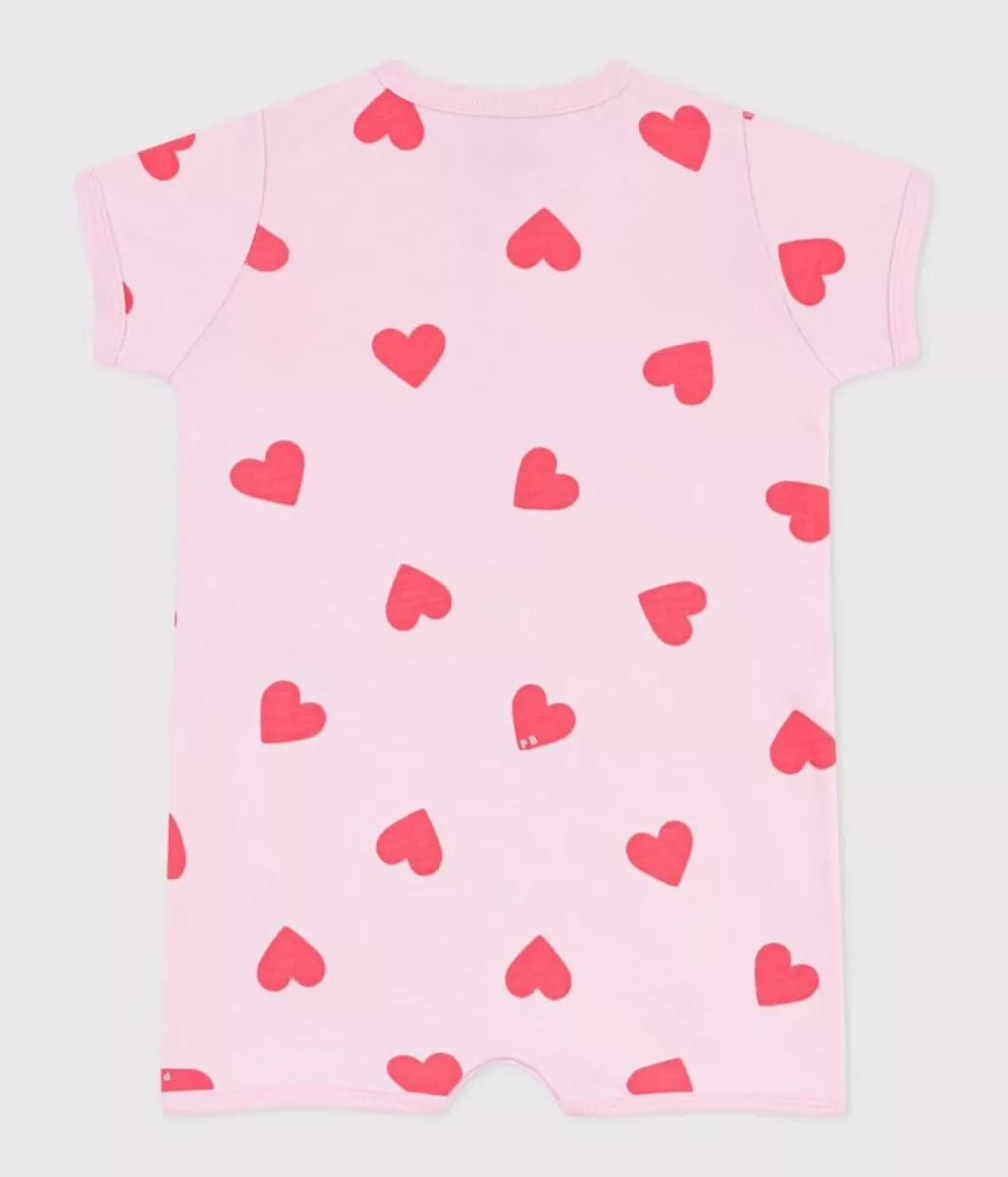 Petit Bateau Pyjama - Roze Hartjes