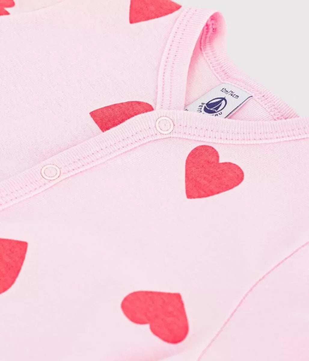 Petit Bateau Pyjama - Roze Hartjes