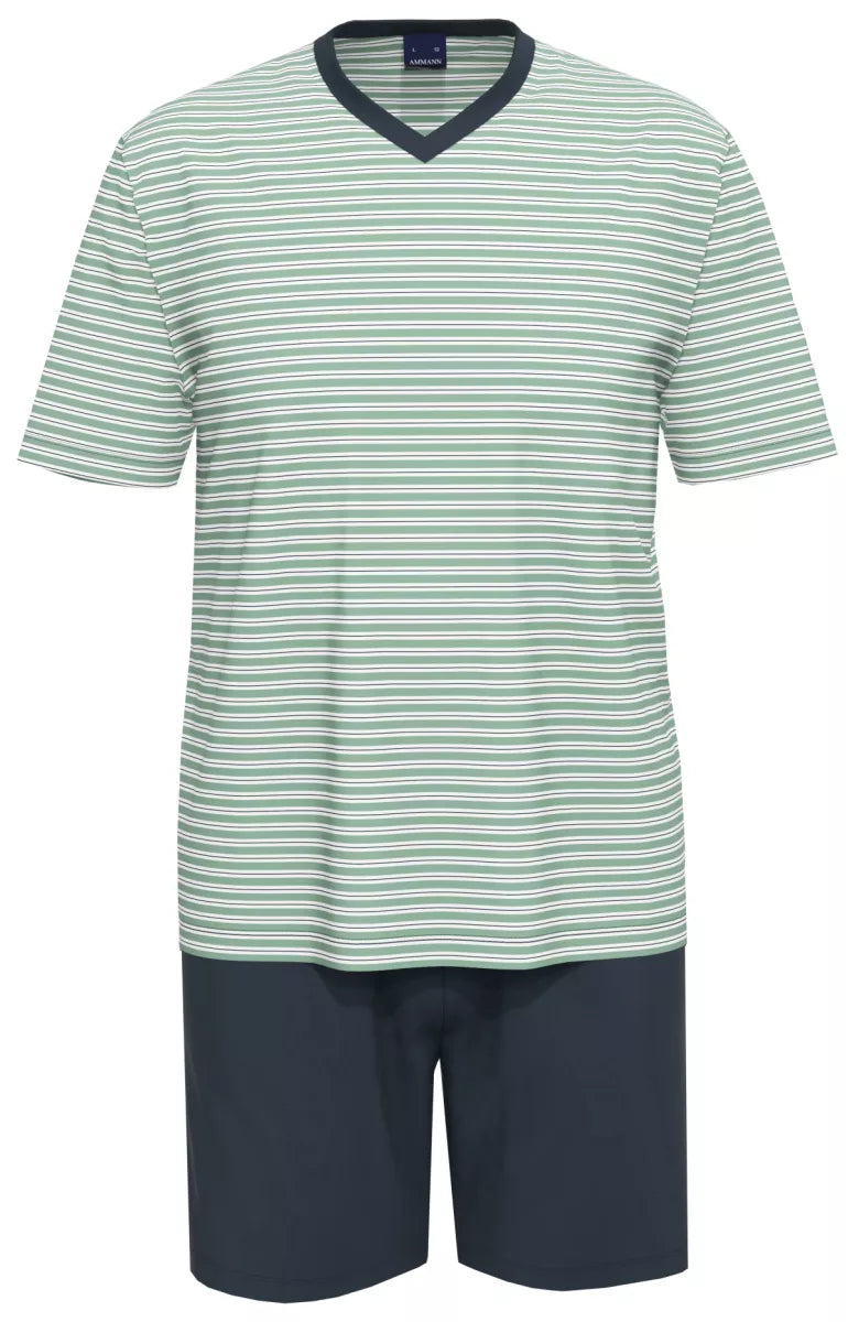 Ammann Pyjama - Streep Groen
