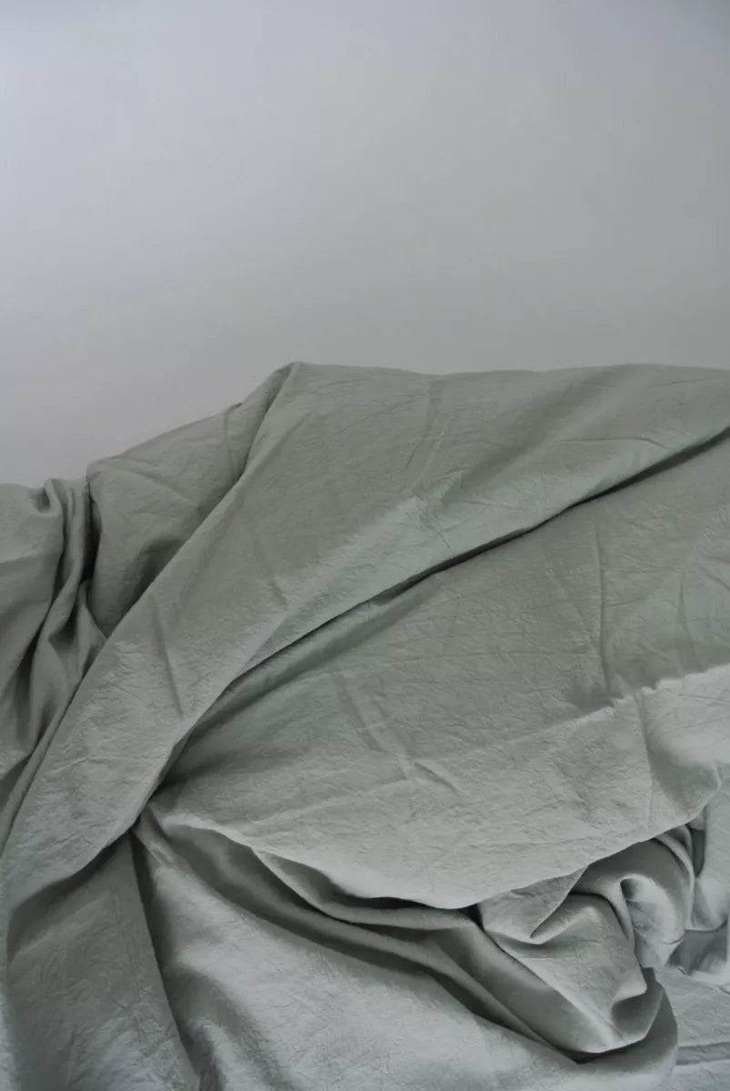 Studio Hugo Dekbedovertrek - Stonewashed groen