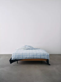 Marc O'Polo Dekbedovertrek flanel - Espen powder blue