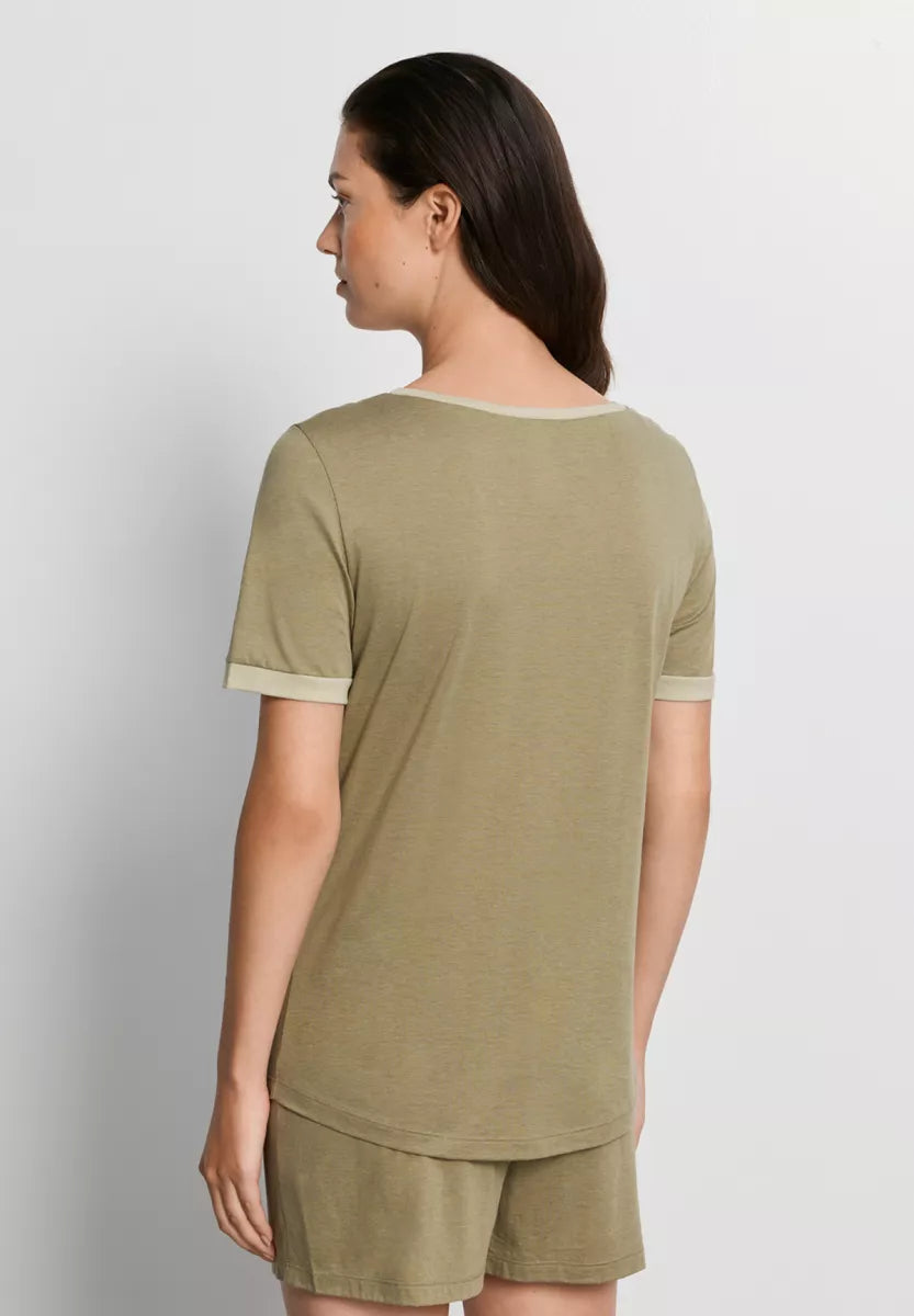 Hanro Pyjama - Khaki Groen