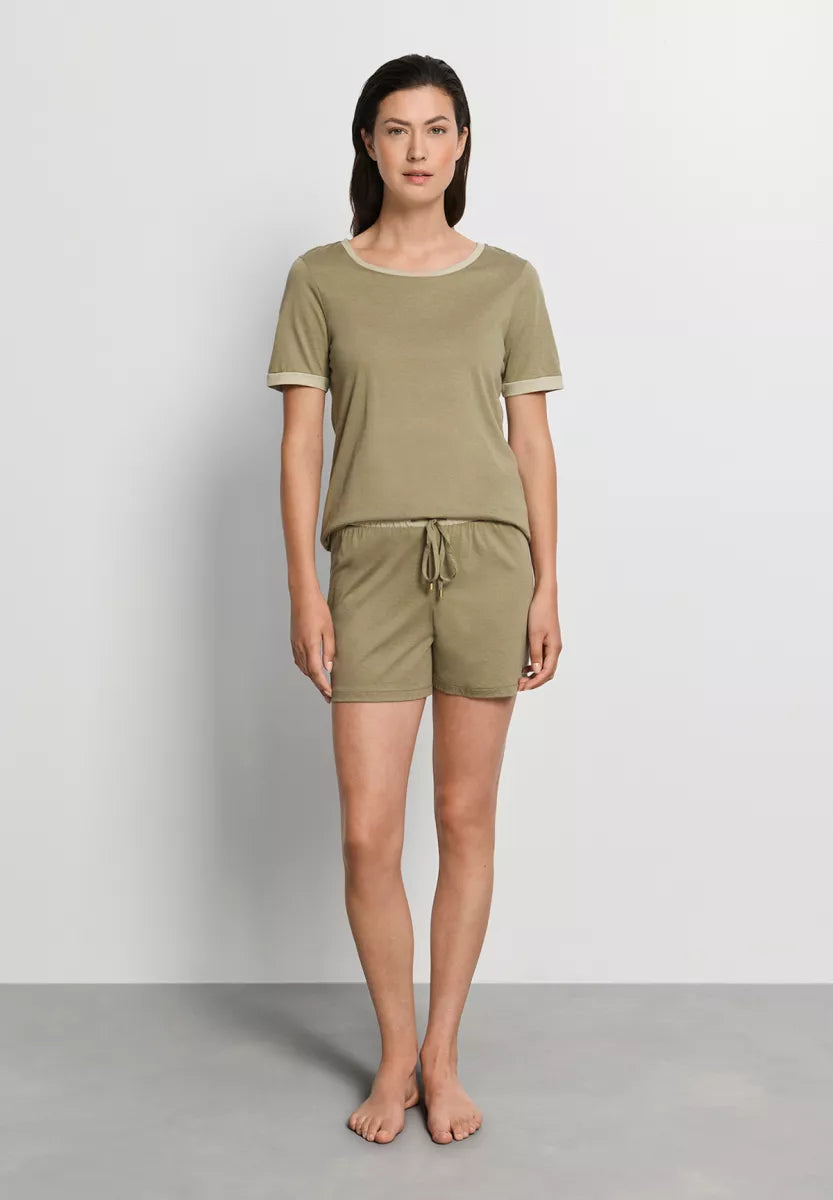 Hanro Pyjama - Khaki Groen