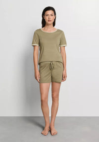 Hanro Pyjama - Khaki Groen