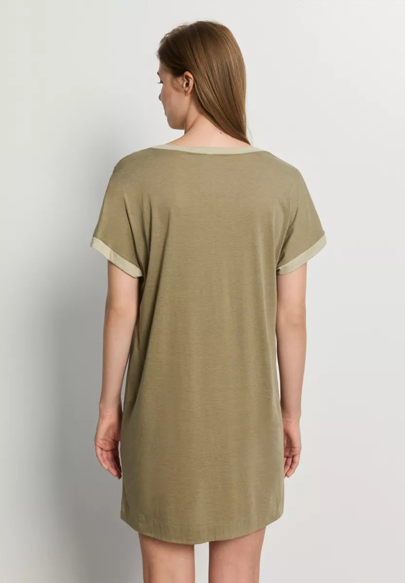 Hanro Nachtkleedje - Khaki Groen