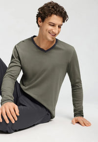 Hanro Pyjama - Olive