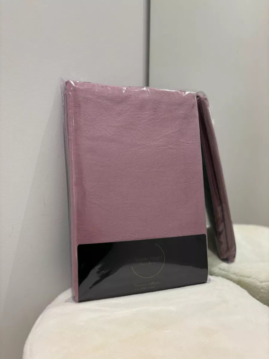 Studio Hugo Dekbedovertrek - Stonewashed dusty rose
