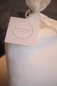 Studio Hugo Dekbedovertrek - Lino Suave Blanco