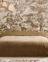 Essenza Bedsprei - cafe noir