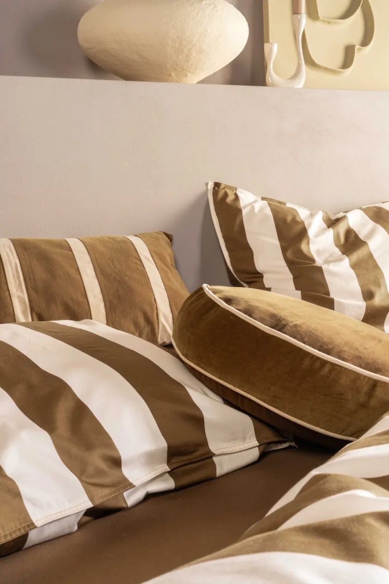 Essenza Dekbedovertrek - Stripes/brown