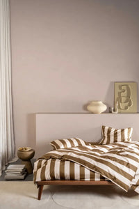 Essenza Dekbedovertrek - Stripes/brown