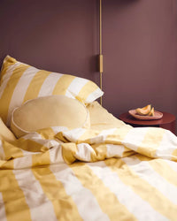 Essenza Dekbedovertrek - Stripe Yellow Vanilla
