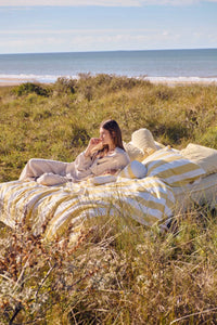 Essenza Dekbedovertrek - Stripe Yellow Vanilla