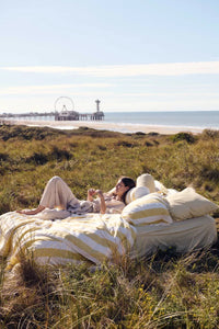 Essenza Dekbedovertrek - Stripe Yellow Vanilla