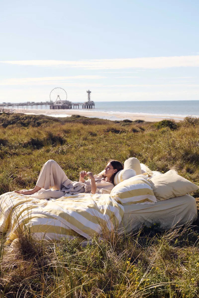 Essenza Dekbedovertrek - Stripe Yellow Vanilla