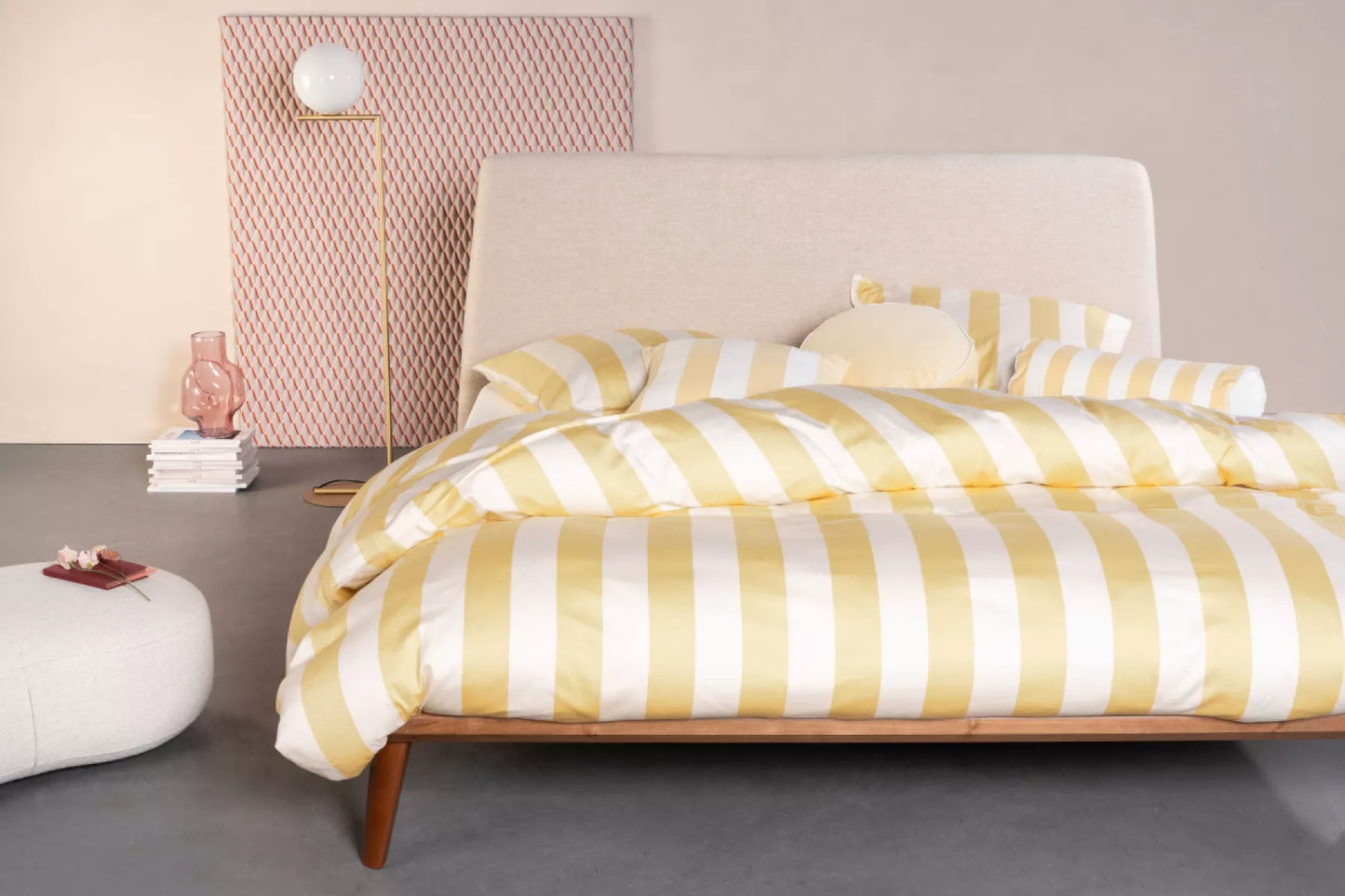 Essenza Dekbedovertrek - Stripe Yellow Vanilla