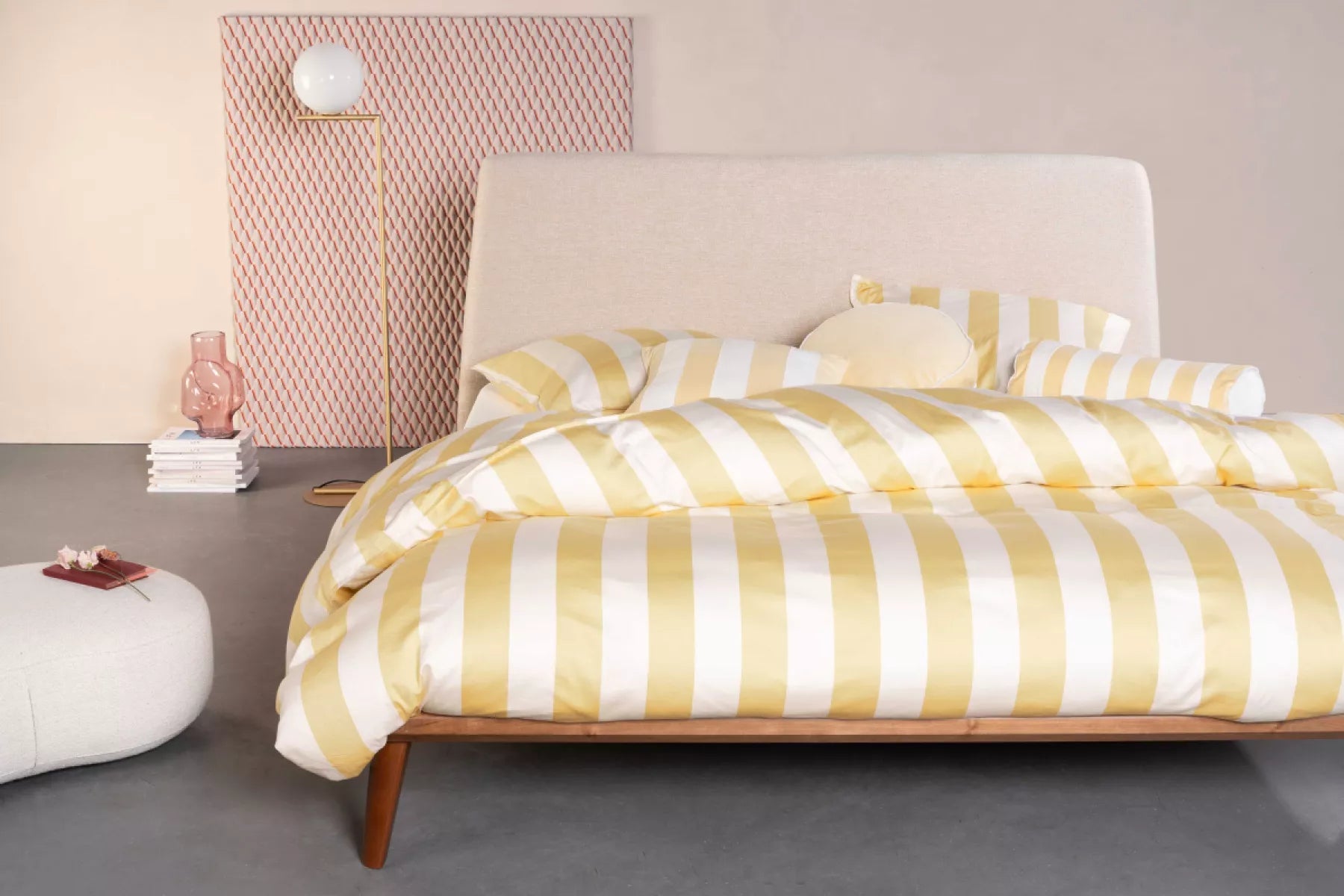 Essenza Dekbedovertrek - Stripe Yellow Vanilla