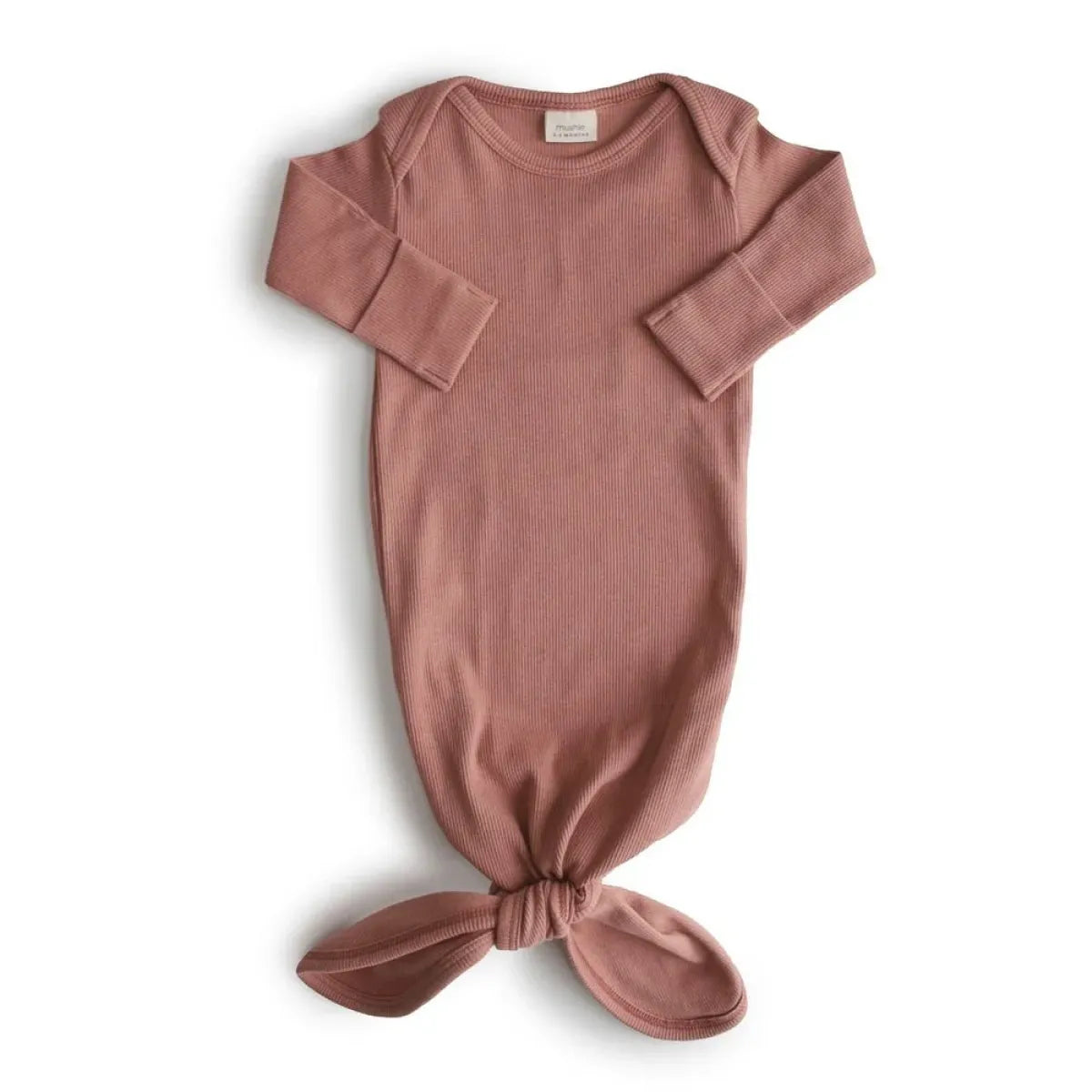 Mushie Geknoopte pyjama - Roodbruin