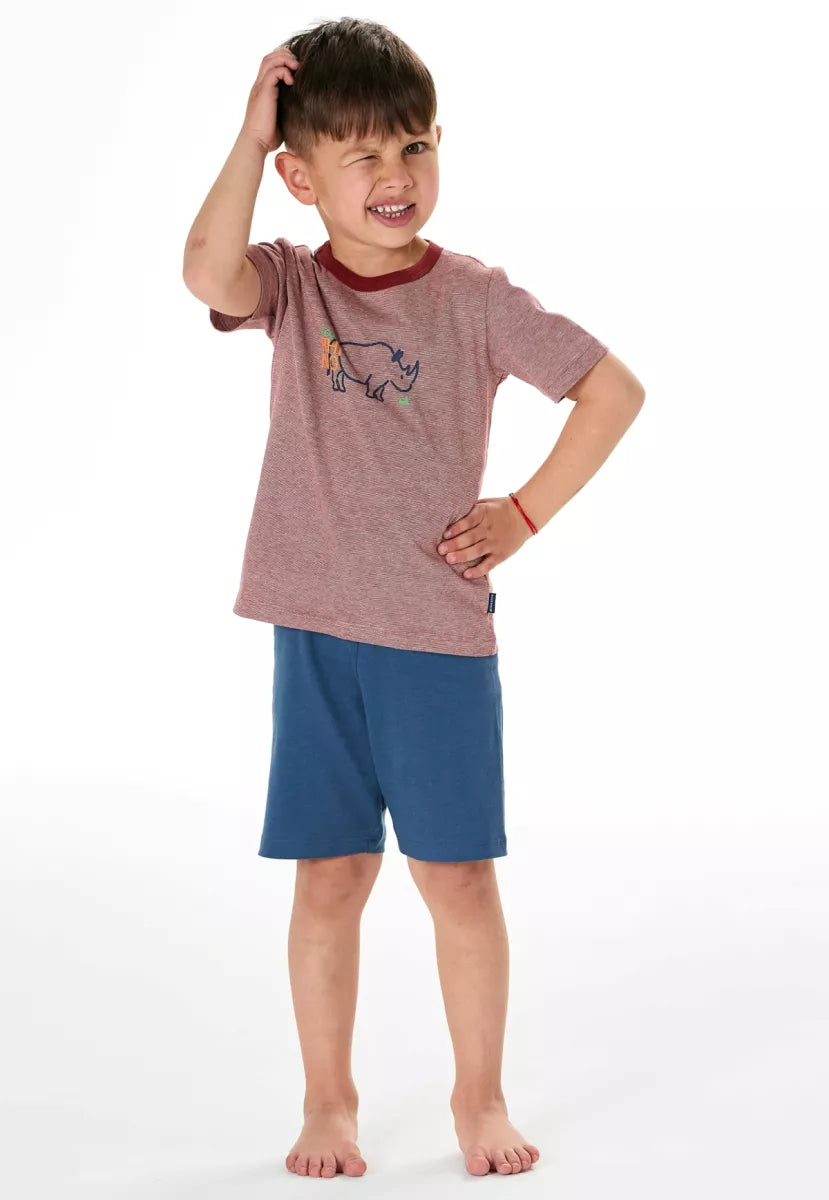 Schiesser Pyjama - Bordeaux