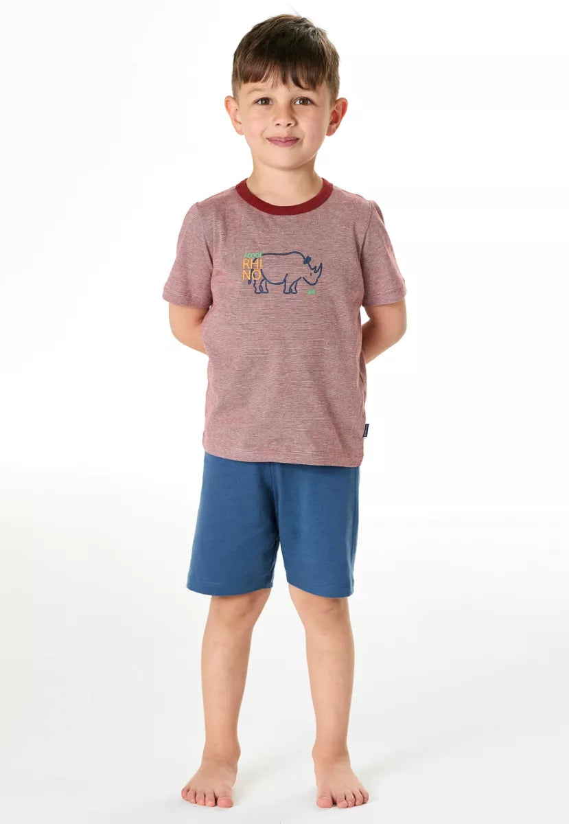 Schiesser Pyjama - Bordeaux